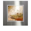 Alubild Brown-Silver-Gold 50 x 50 cm