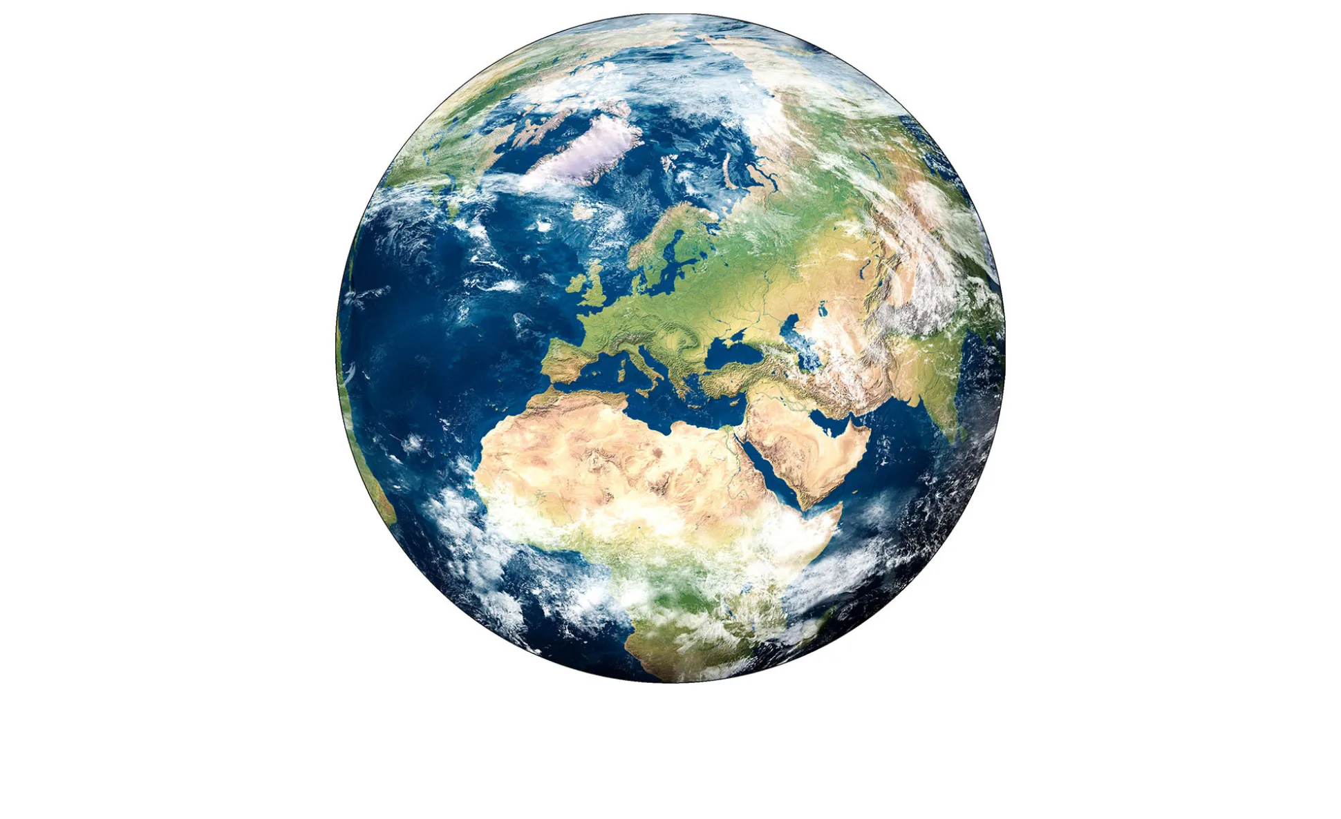 Alubild The Earth 100 cm