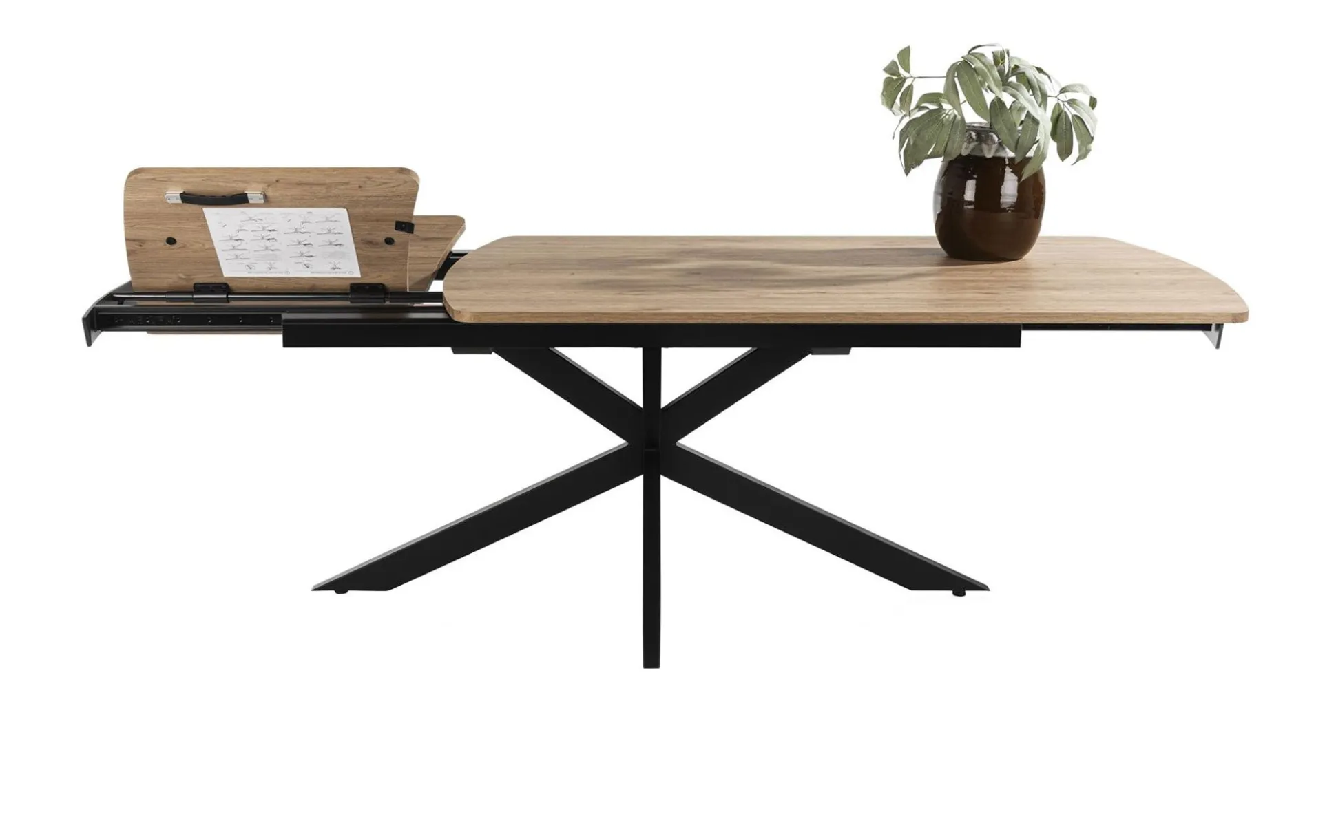 Ausziehtisch 100 x 170 cm Pavalon