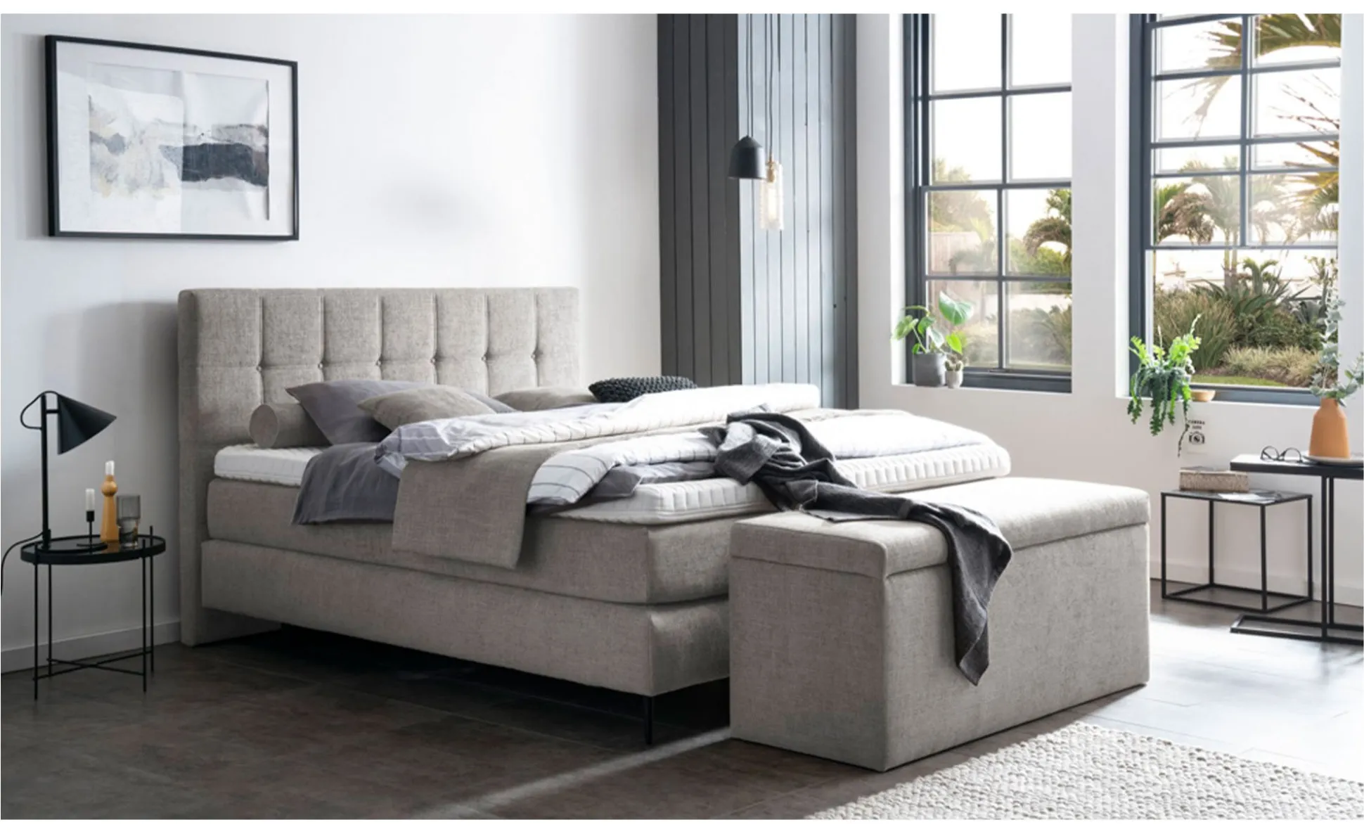 Basis-Boxspringbett MONDO Barell-Almeria