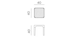 Beistelltisch Net Table 40