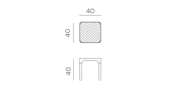 Beistelltisch Net Table 40