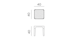 Beistelltisch Net Table 40