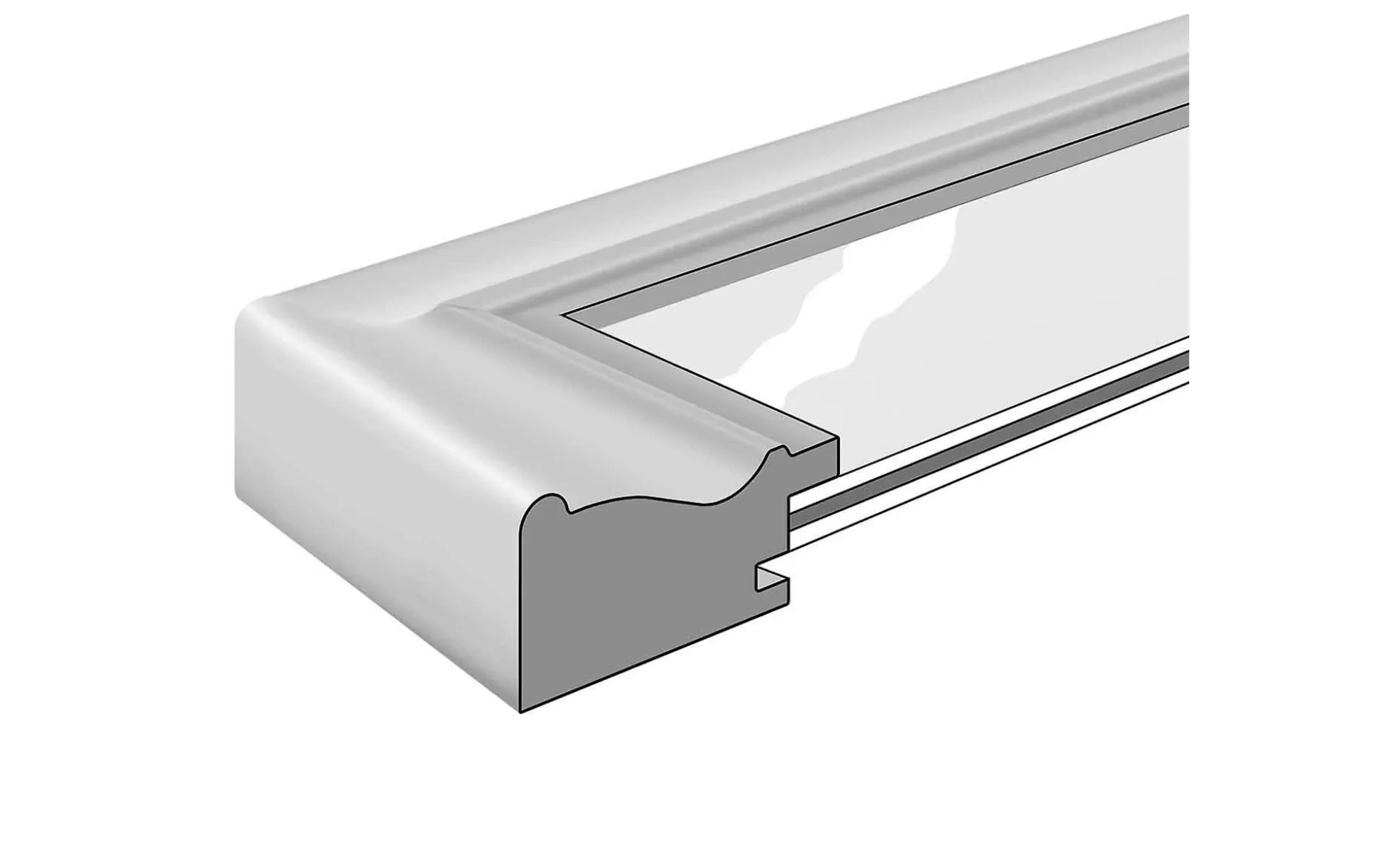 Bilderrahmen Vintage 40 x 50 cm