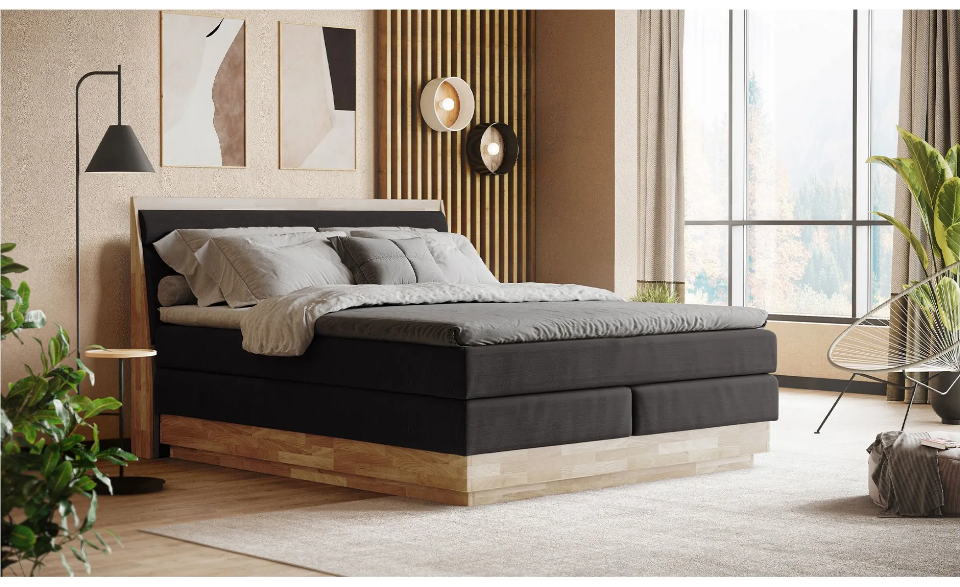 Boxspringbett MONDO NATUR Incana