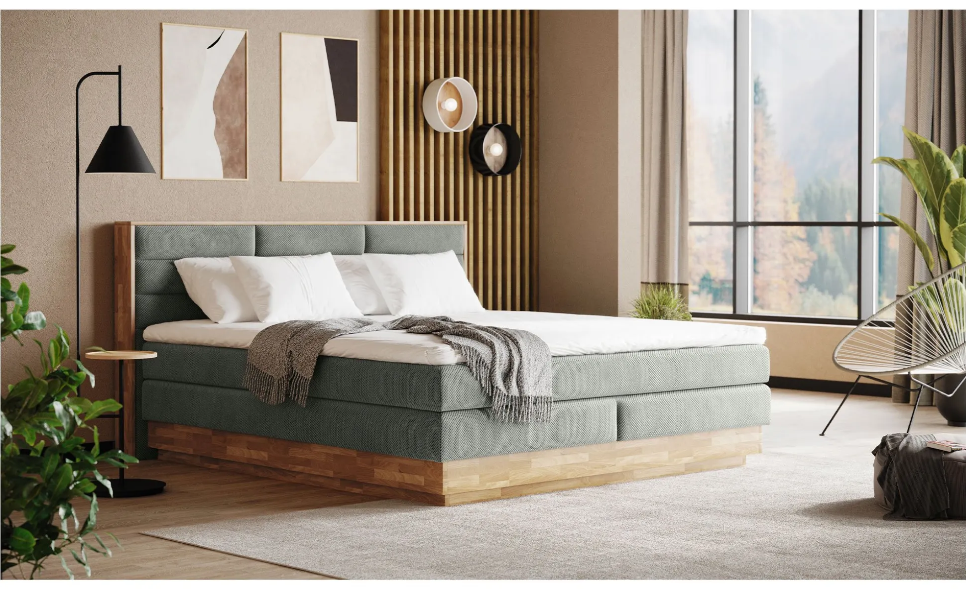 Boxspringbett MONDO NATUR Incana