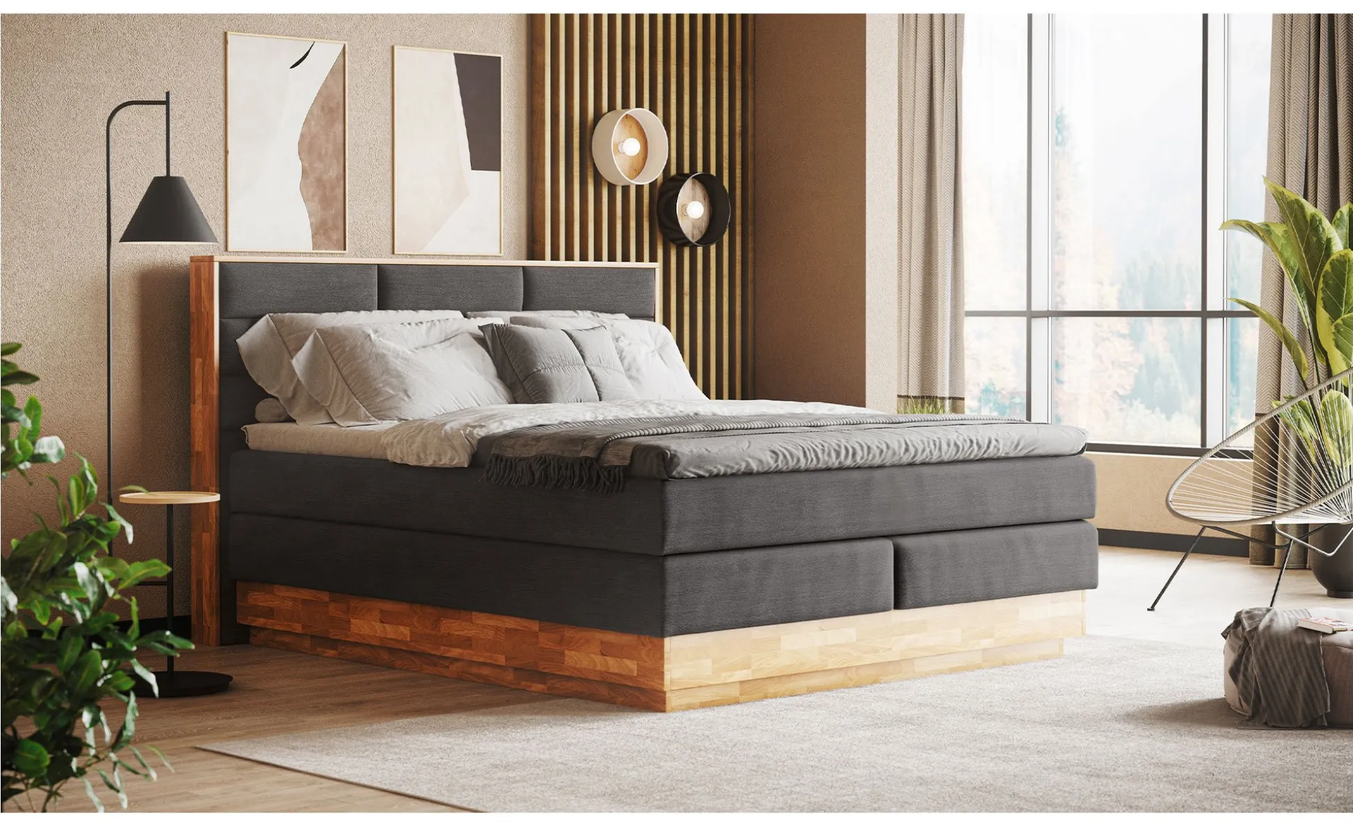 Boxspringbett MONDO NATUR Incana