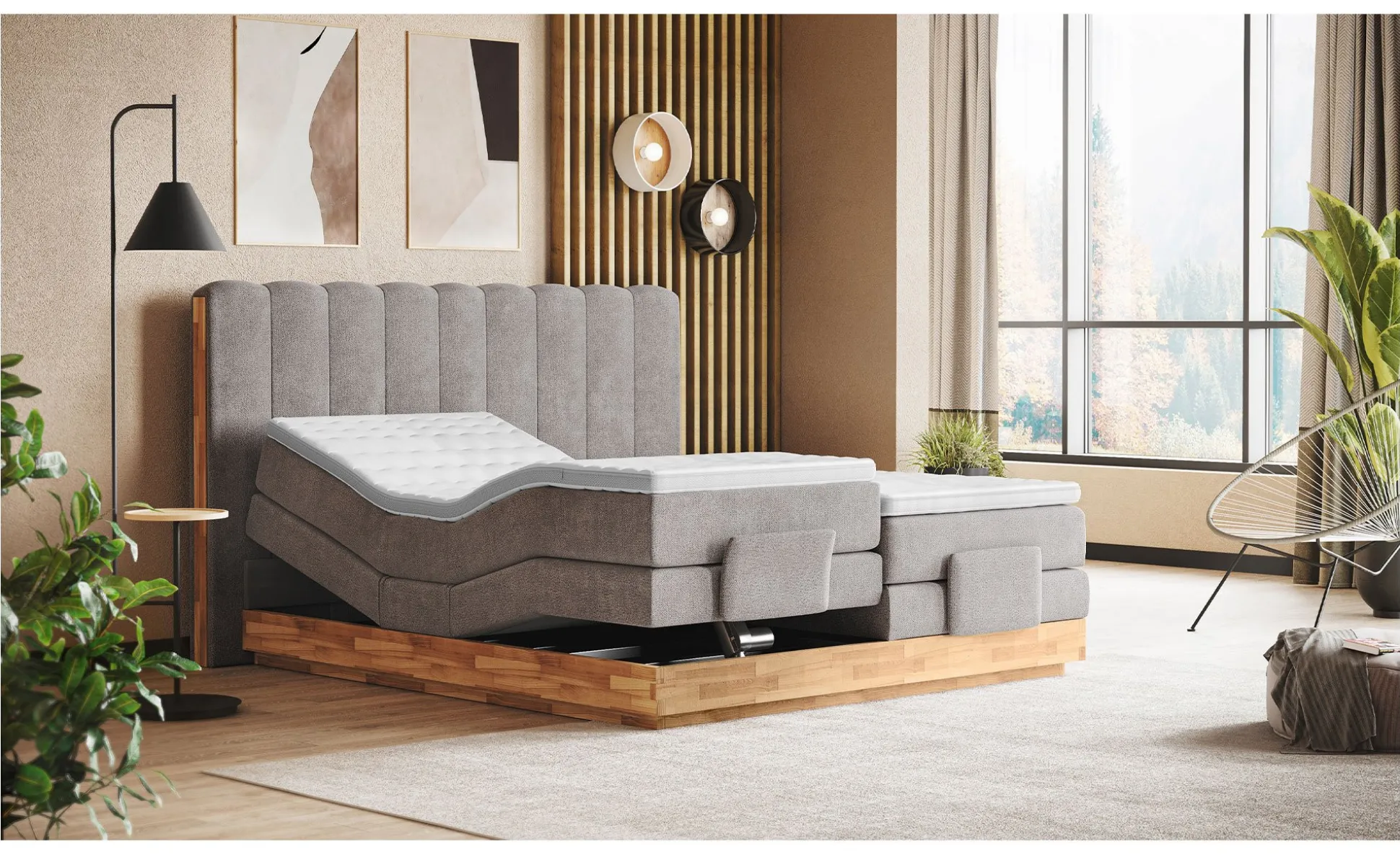 Boxspringbett MONDO NATUR Incana