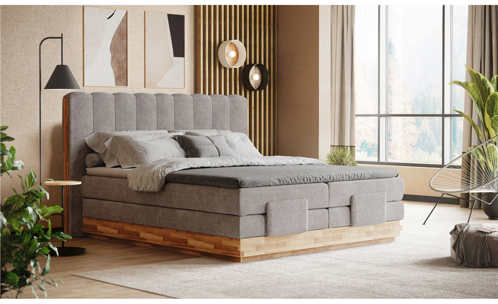 Boxspringbett MONDO NATUR Incana