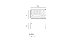 Couchtisch Net Table 100