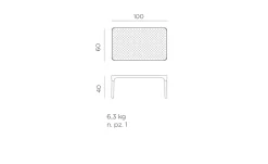 Couchtisch Net Table 100