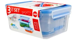 Frischhaltedosen-Set Clip & Close 3tlg.