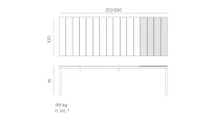 Gartentisch Rio 210