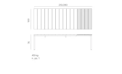 Gartentisch Rio 210