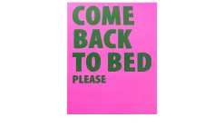 Gerahmtes Bild Come Back To Bed 40 x 50 cm