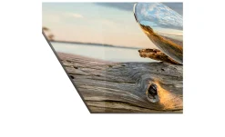Glasbild Drop on Wood 30 x 80 cm