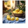 Glasbild Lemons III 30 x 30 cm