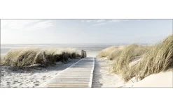 Glasbild Seeblick 50 x 125 cm