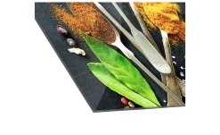 Glasbild Vintage Herbage 30 x 30 cm