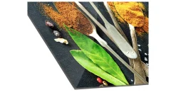 Glasbild Vintage Herbage 20 x 20 cm
