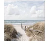 Glasbild Way To Beach 20 x 20 cm
