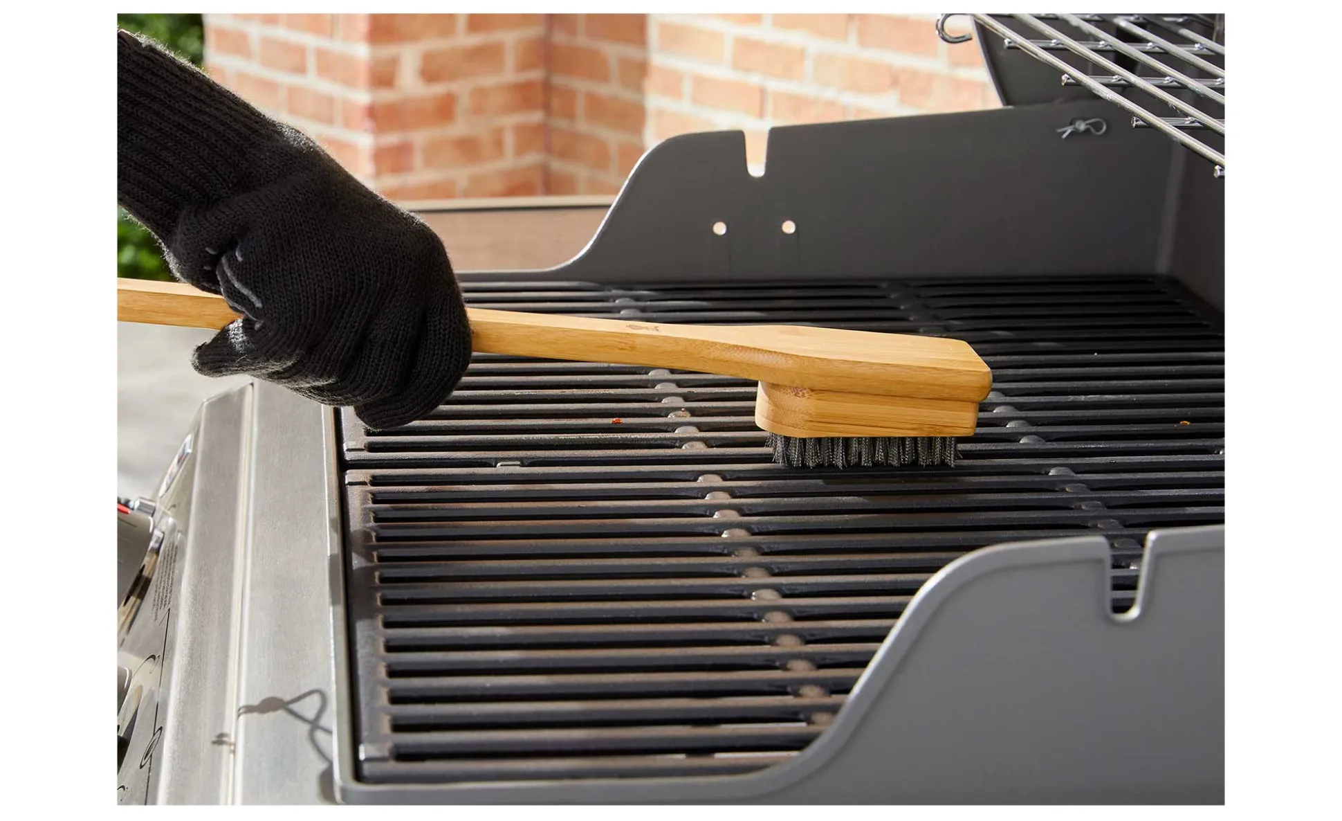 Grillbürste Bambus, 45 cm