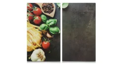 Herdabdeck-/Schneideplatten-Set 2-tlg. 30 x 52 cm