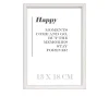 Holz-Bilderrahmen Happy 13 x 18 cm