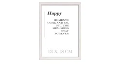 Holz-Bilderrahmen Happy 13 x 18 cm
