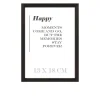 Holz-Bilderrahmen Happy 13 x 18 cm