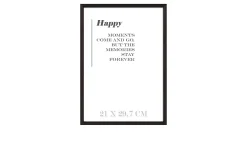 Holz-Bilderrahmen Happy 21 x 30 cm