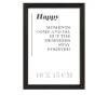 Holz-Bilderrahmen Happy 10 x 15 cm
