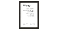 Holz-Bilderrahmen Happy 10 x 15 cm