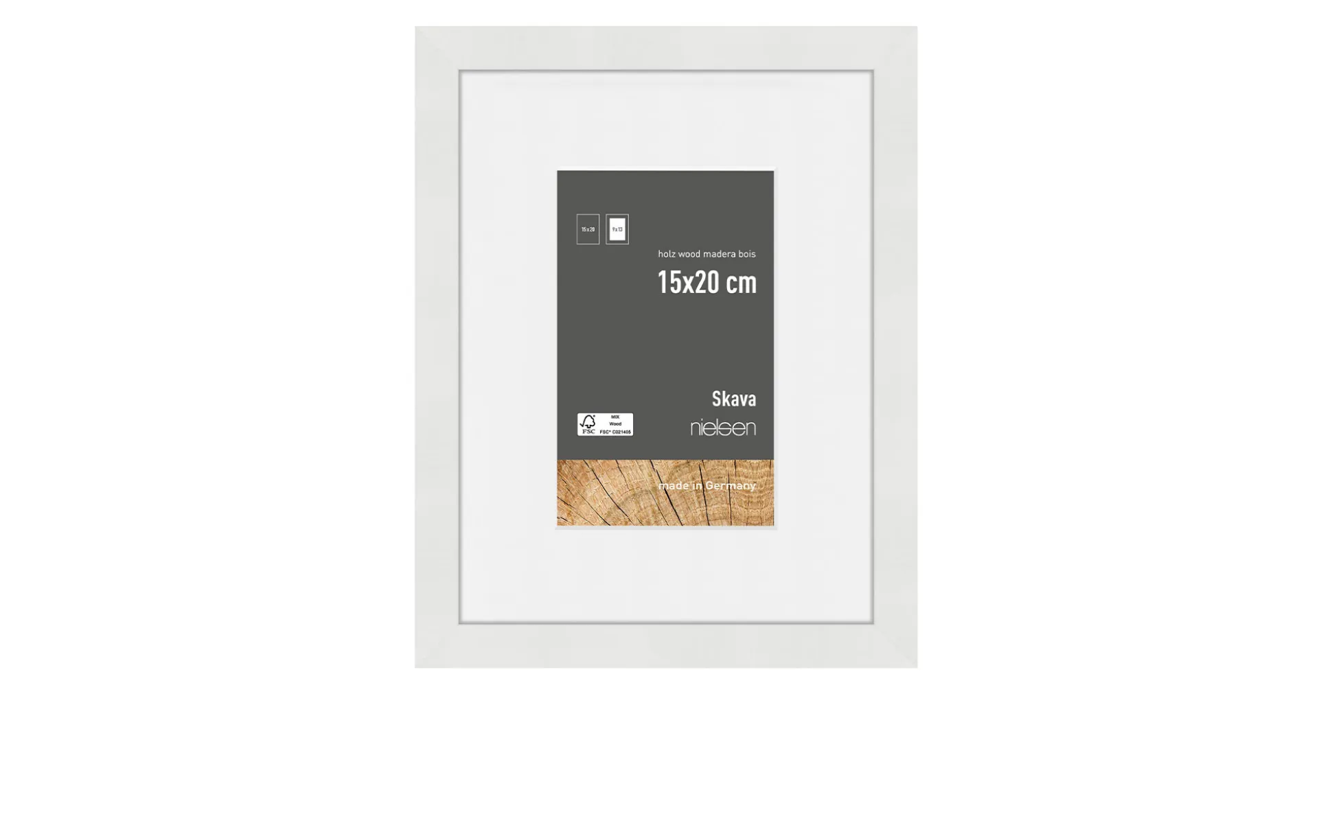 Holz-Bilderrahmen Skava 15 x 20 cm