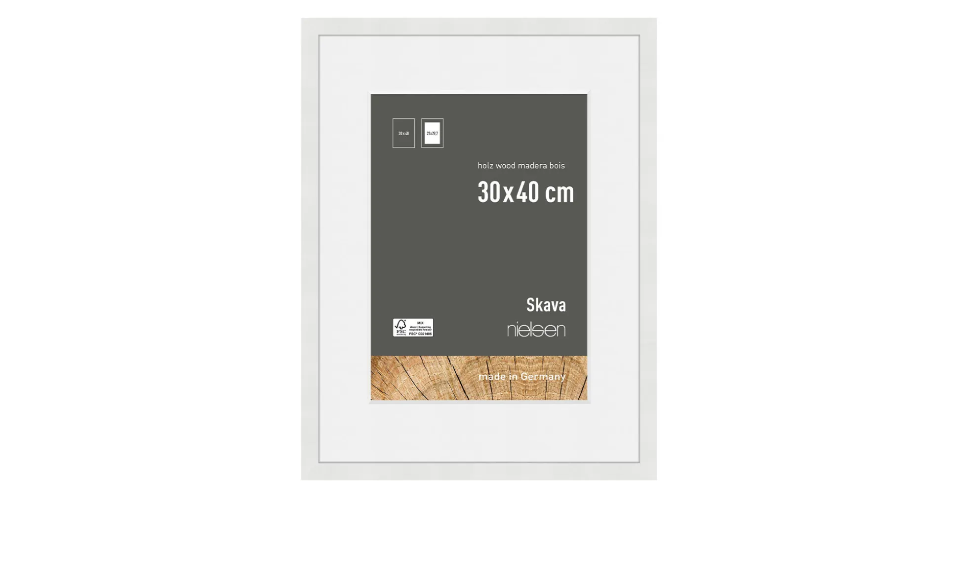 Holz-Bilderrahmen Skava 30 x 40 cm