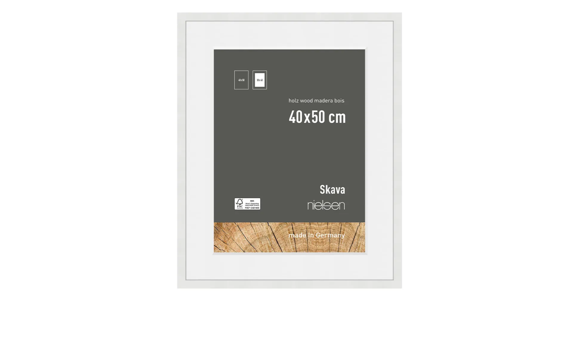 Holz-Bilderrahmen Skava 40 x 50 cm