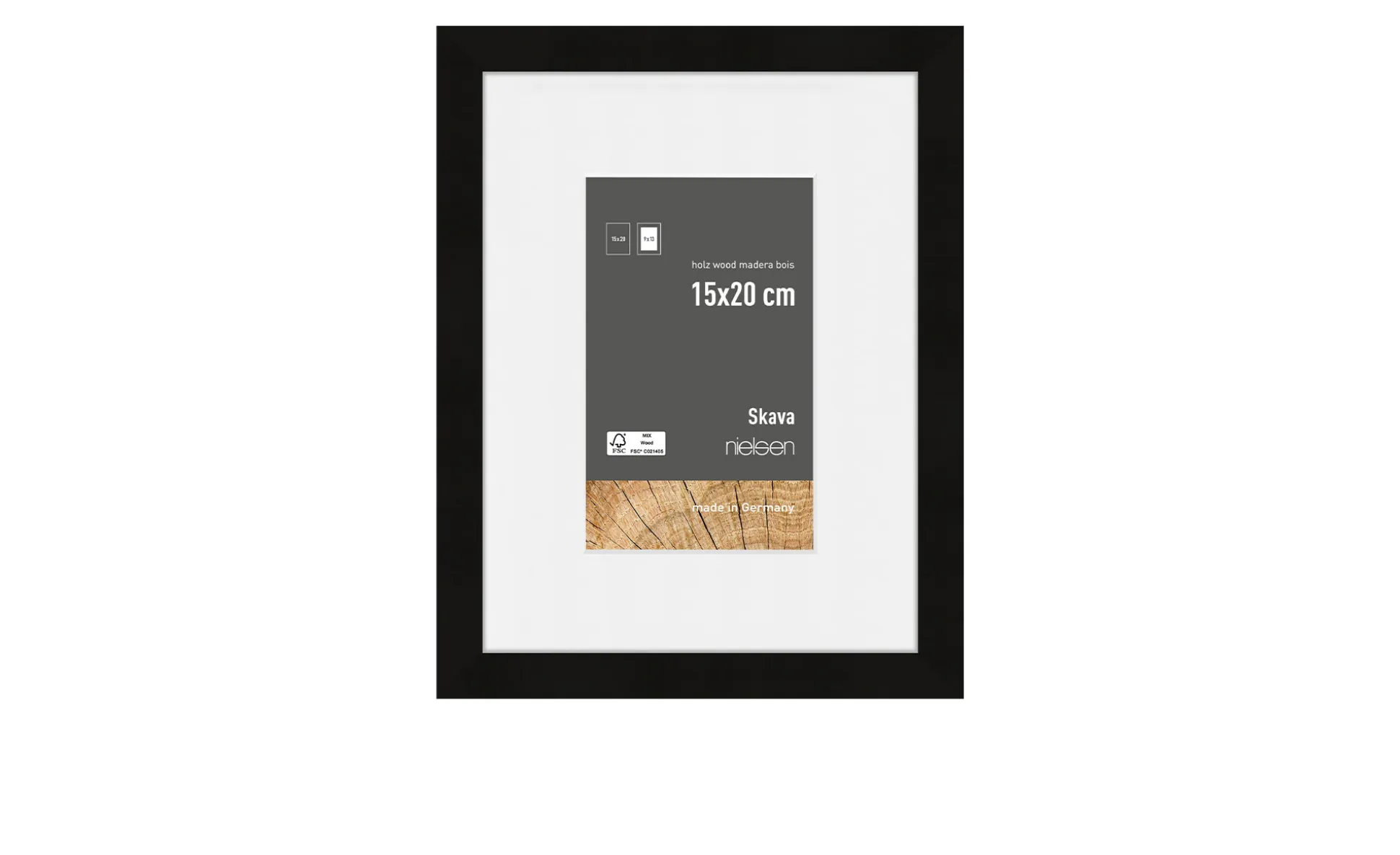 Holz-Bilderrahmen Skava 15 x 20 cm