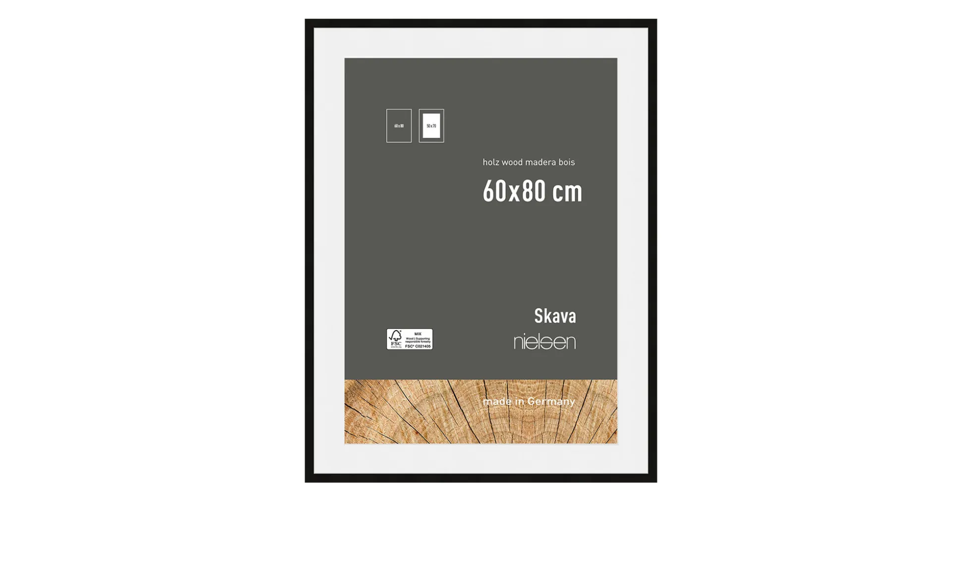 Holz-Bilderrahmen Skava 60 x 80 cm