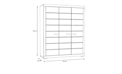 Kleiderschrank Sylt
