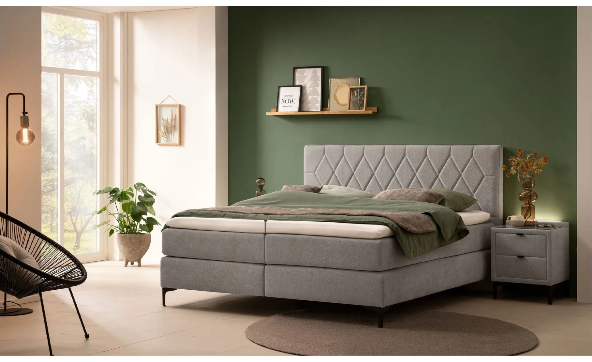 Komfort-Boxspringbett MONDO Barell - Alicante