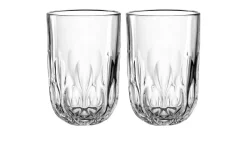 Latte-Macchiatoglas Gocce 2er-Set 280 ml