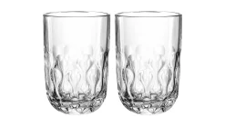 Latte-Macchiatoglas Gocce 2er-Set 280 ml