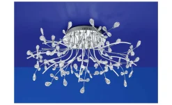 LED-Deckenleuchte Crystal 77 cm