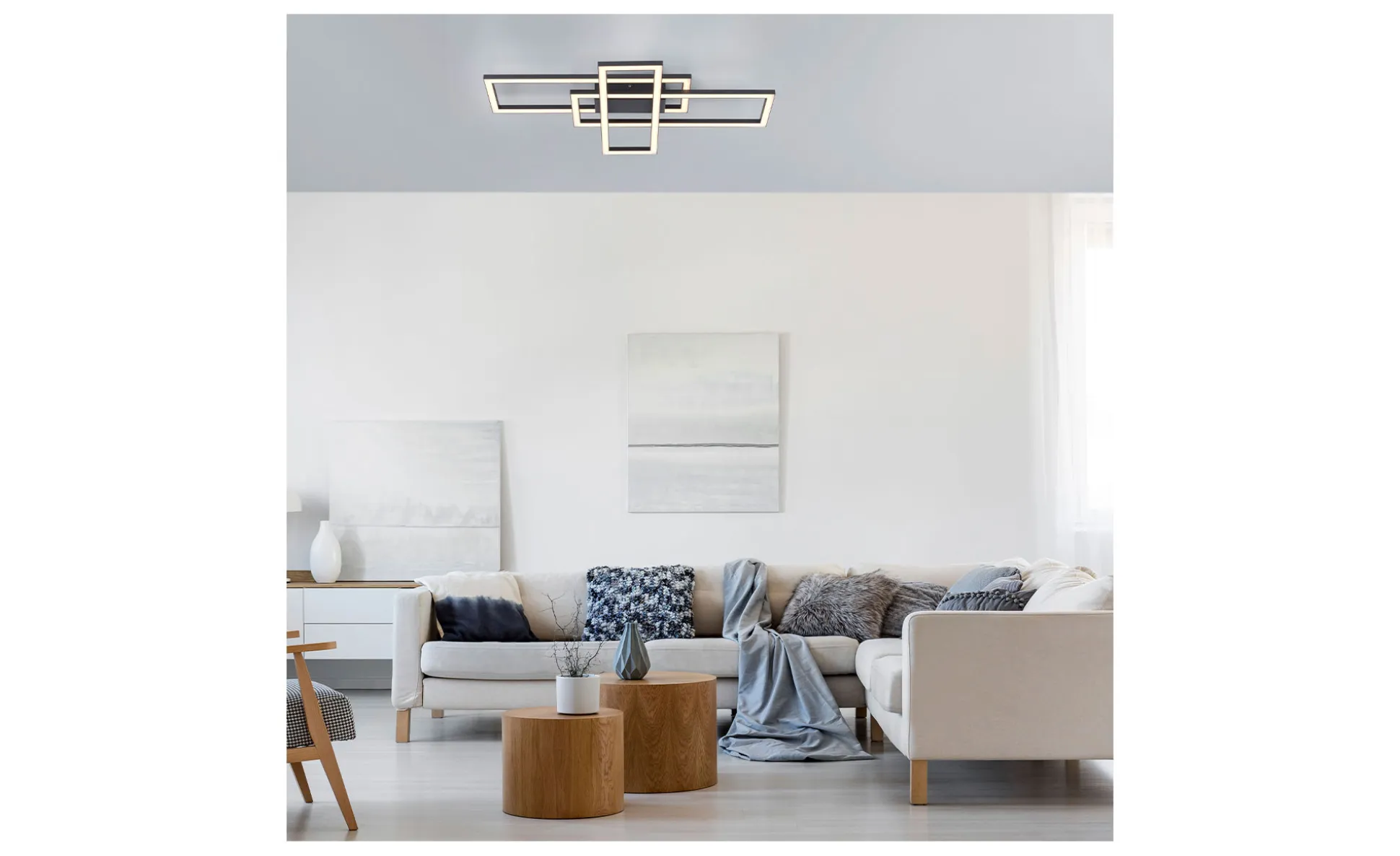 LED-Deckenleuchte Iven 65 cm
