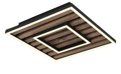 LED-Deckenleuchte Woody 30 cm