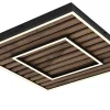 LED-Deckenleuchte Woody 45 cm