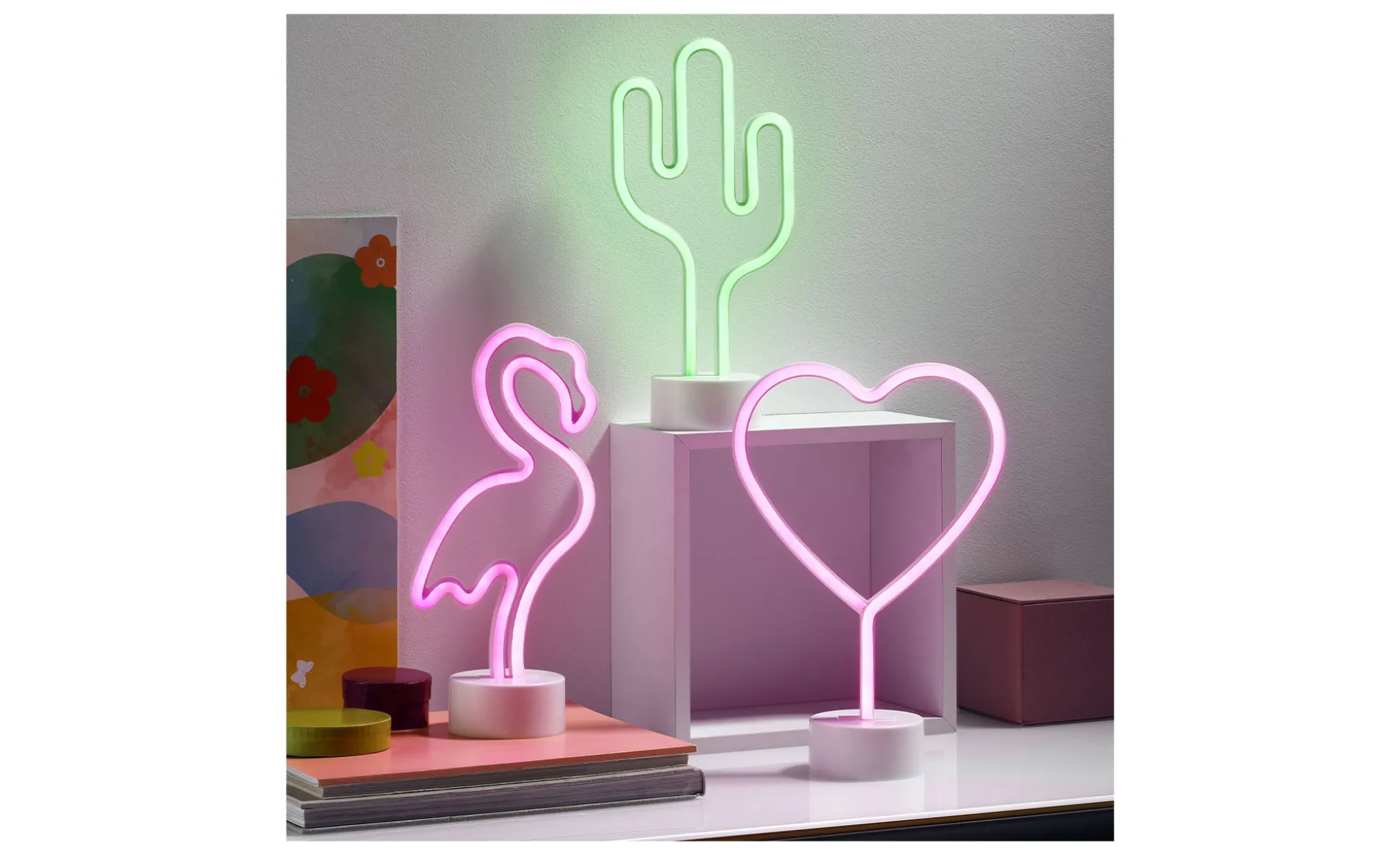 LED-Fun-Leuchte Kaktus 29,5 cm