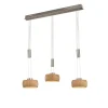LED-Pendelleuchte Shine-Wood 100 cm