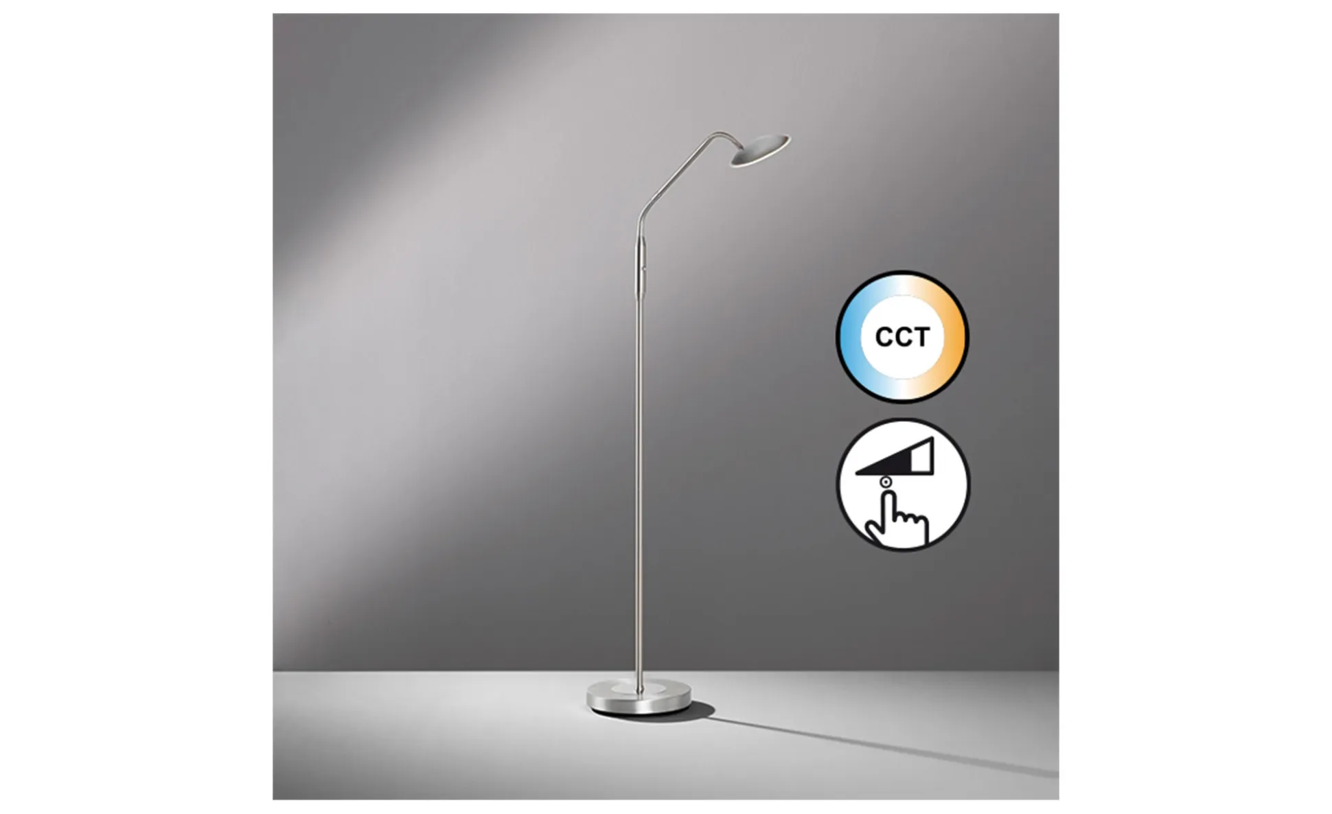 LED-Stehleuchte Tallri 135 cm