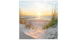 Leinwandbild Beach View 40 x 40 cm